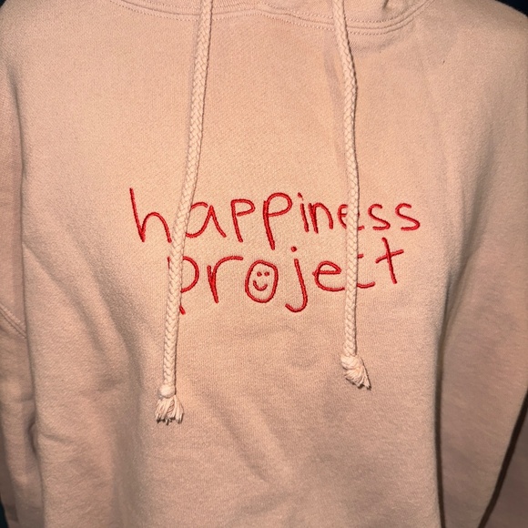 Pink and Red Happiness Project Hoodie Large - Picture 2 of 9